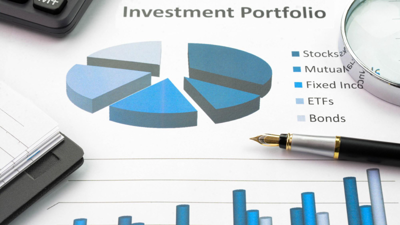 A well-diversified investment portfolio breakdown